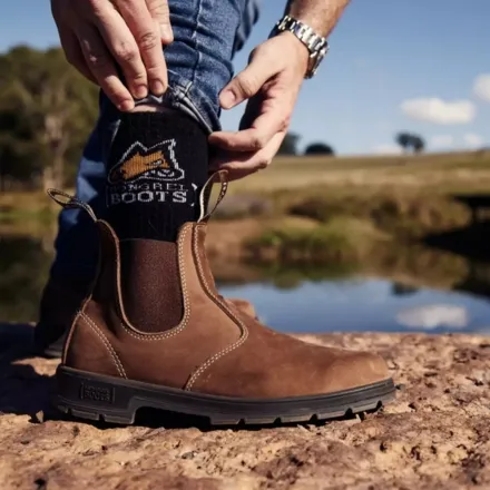 Mongrel K9 Non-Safety Dealer Boot Vintage Brown