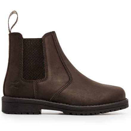 Xpert Heritage Wrangler Junior Dealer Boots Dk Brown