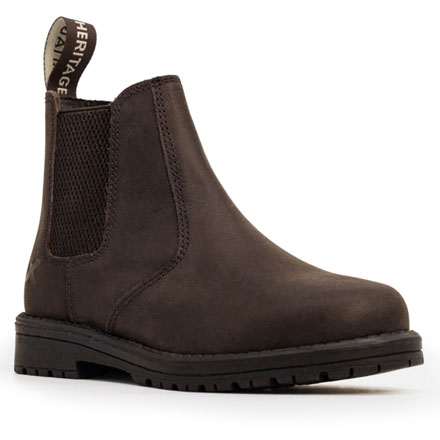Xpert Heritage Wrangler Junior Dealer Boots Dk Brown